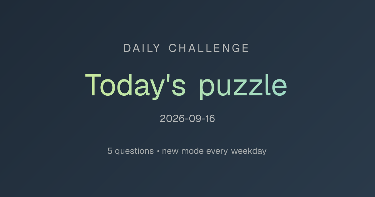 Daily Challenge — today's anime puzzle · AniQuiz